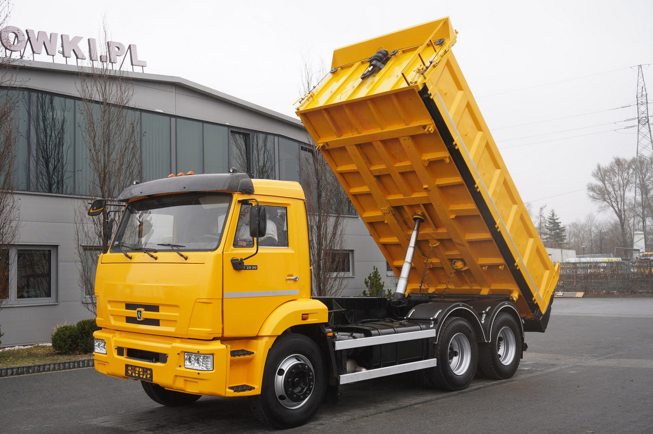 KAMAZ T2530 E5 6×4 / 3-sided tipper - Volquete camión, Camión grúa: foto 1 KAMAZ T2530 E5 6×4 / 3-sided tipper - Volquete camión, Camión grúa: foto 1