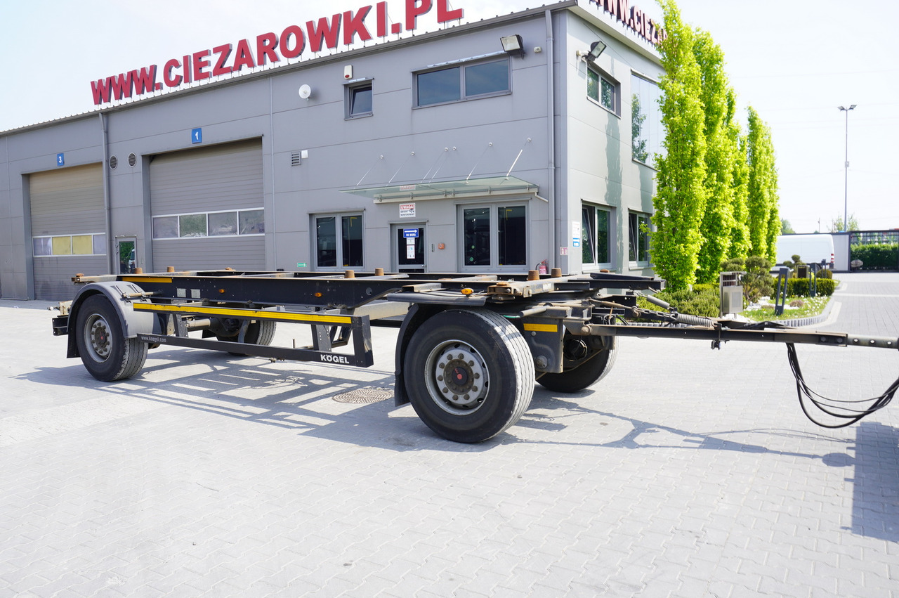 KOGEL AWE 18, two-axle, BDF, 7.5m chassis , air suspension, SAF axles - Chasis remolque: foto 1 KOGEL AWE 18, two-axle, BDF, 7.5m chassis , air suspension, SAF axles - Chasis remolque: foto 1