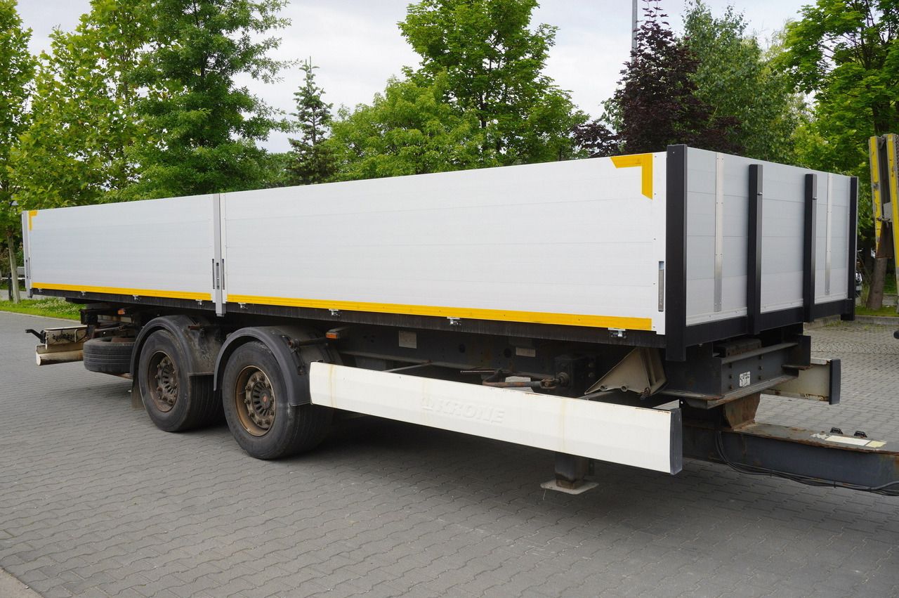 KRONE construction trailer / Flatbed 18 pallets / NEW SUPERSTRUCTURE / 2 units - Remolque plataforma/ Caja abierta: foto 2 KRONE construction trailer / Flatbed 18 pallets / NEW SUPERSTRUCTURE / 2 units - Remolque plataforma/ Caja abierta: foto 2