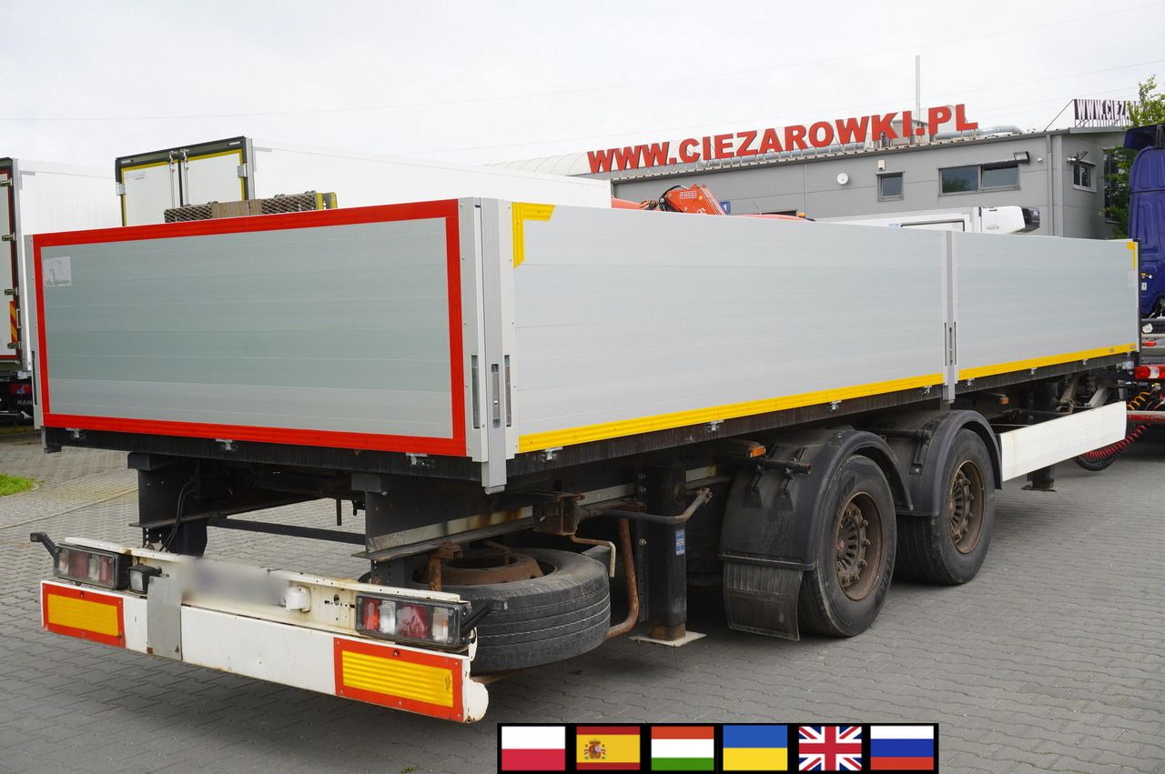 KRONE construction trailer / Flatbed 18 pallets / NEW SUPERSTRUCTURE / 2 units - Remolque plataforma/ Caja abierta: foto 1 KRONE construction trailer / Flatbed 18 pallets / NEW SUPERSTRUCTURE / 2 units - Remolque plataforma/ Caja abierta: foto 1
