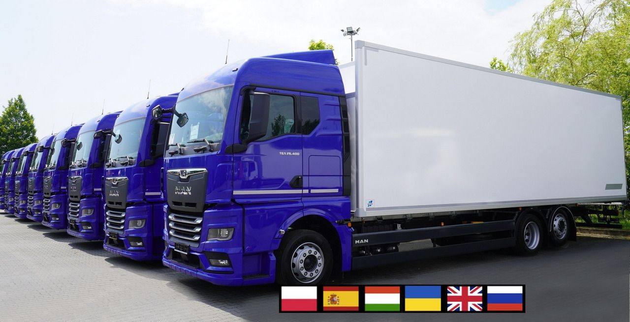 MAN New TGX 26.400 / NEW IGLOOCAR refrigerator 20 pallets / 6×2 / 2024 / 2 unit - Camión caja cerrada: foto 1 MAN New TGX 26.400 / NEW IGLOOCAR refrigerator 20 pallets / 6×2 / 2024 / 2 unit - Camión caja cerrada: foto 1