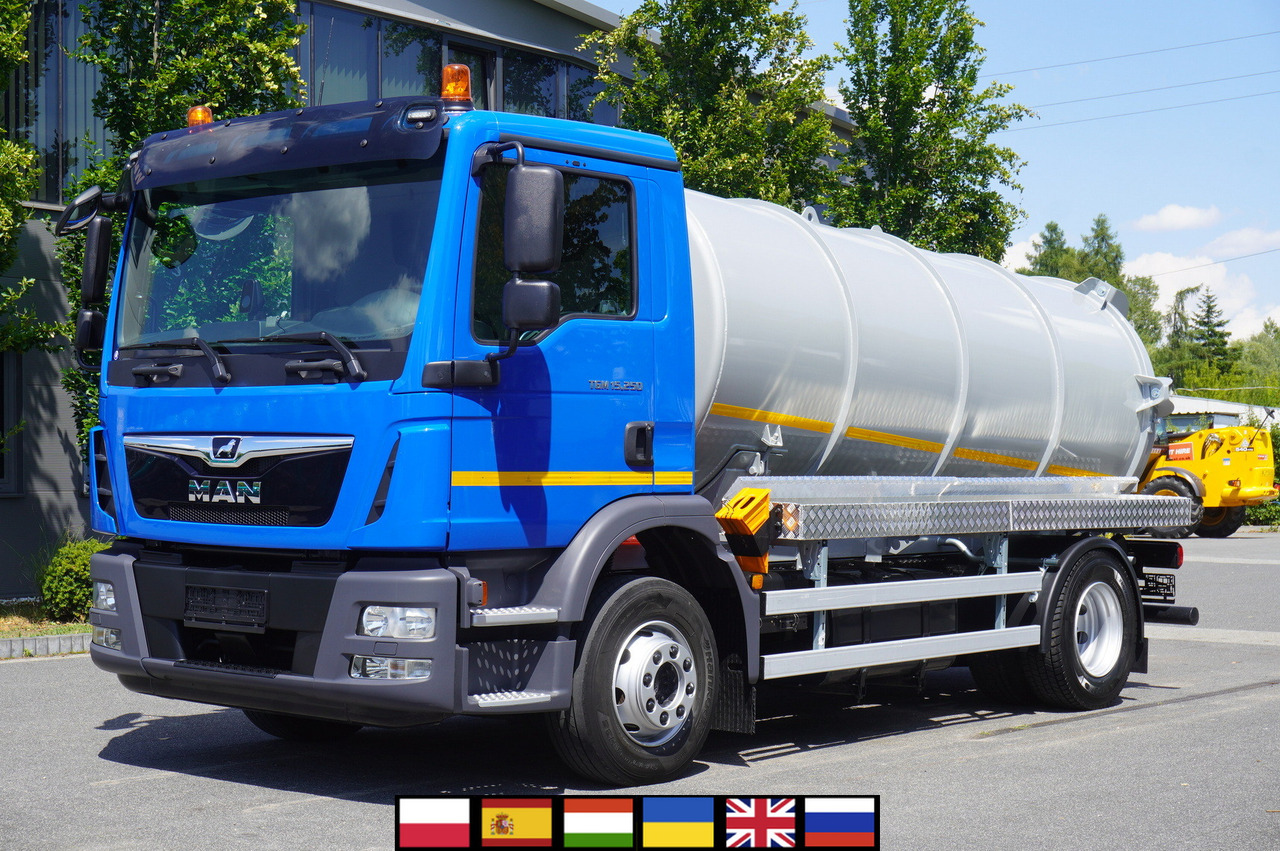 MAN TGM 15.250 / NEW septic tank (07/2025) superstructure 8000 l / 160 tho. km! - Cisterna camión: foto 1 MAN TGM 15.250 / NEW septic tank (07/2025) superstructure 8000 l / 160 tho. km! - Cisterna camión: foto 1
