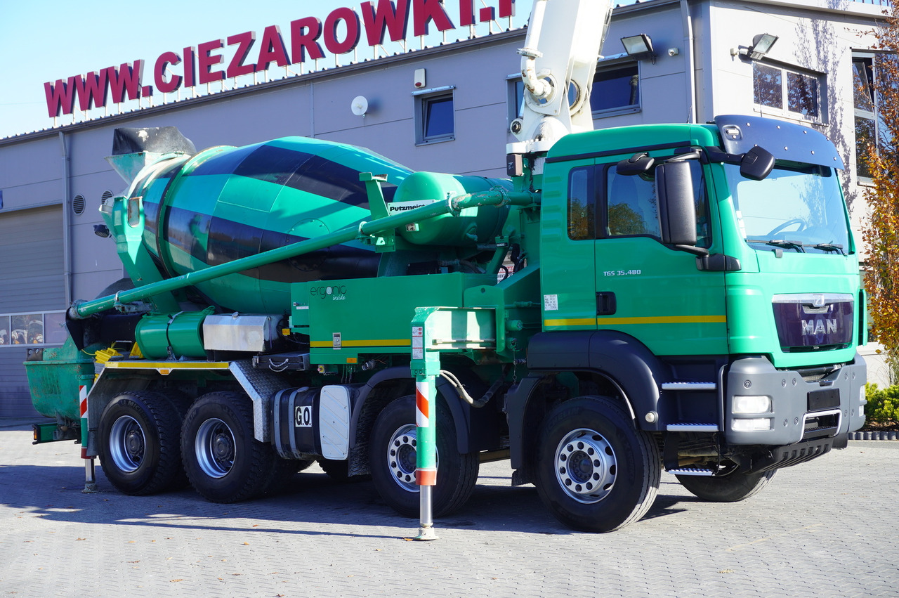 Bomba de hormigón MAN TGS 35.480 8x4 Concrete Mixer Pump truck / Putzmeister M24-3 / 1600 MTH!: foto 22 Bomba de hormigón MAN TGS 35.480 8x4 Concrete Mixer Pump truck / Putzmeister M24-3 / 1600 MTH!: foto 22