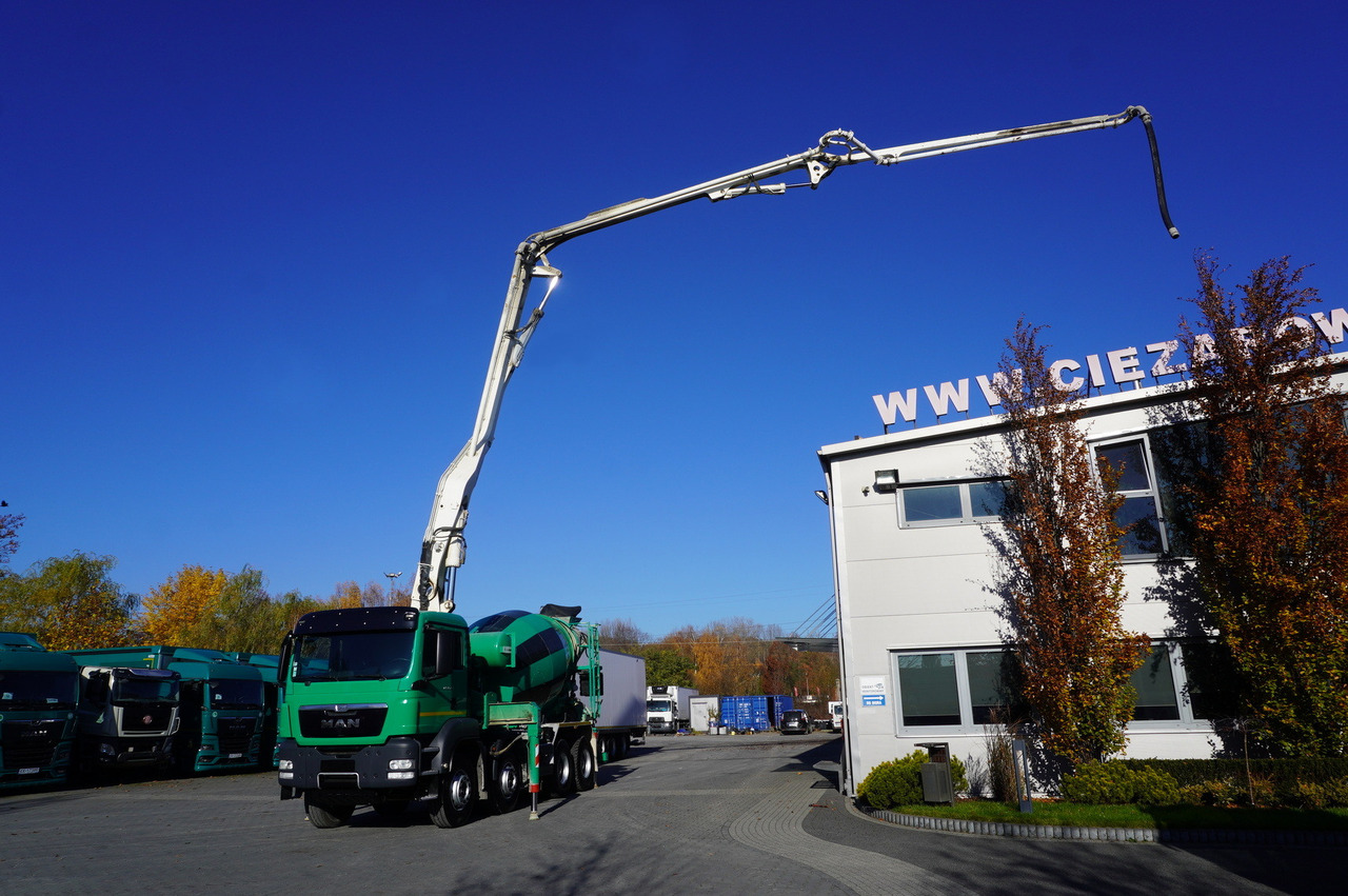 Bomba de hormigón MAN TGS 35.480 8x4 Concrete Mixer Pump truck / Putzmeister M24-3 / 1600 MTH!: foto 10 Bomba de hormigón MAN TGS 35.480 8x4 Concrete Mixer Pump truck / Putzmeister M24-3 / 1600 MTH!: foto 10