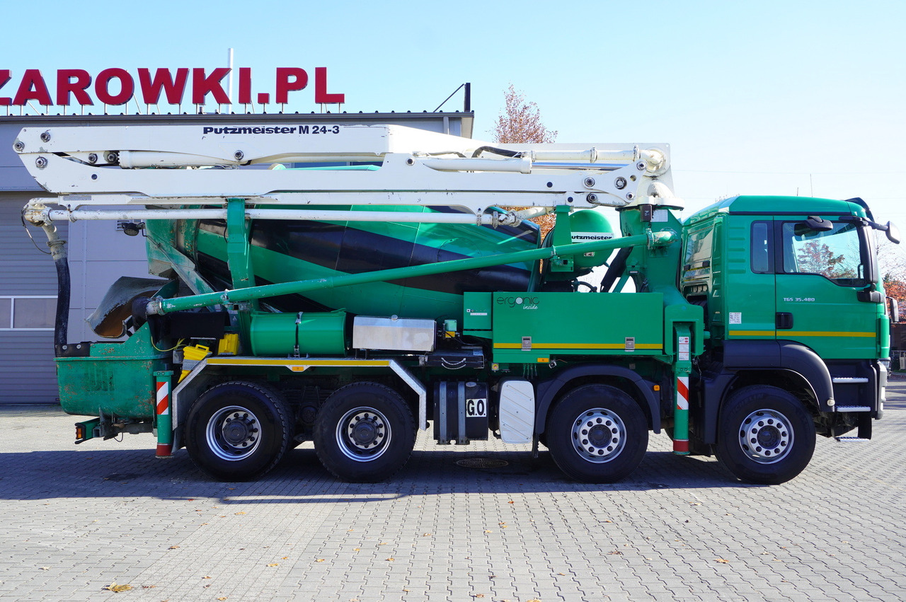 MAN TGS 35.480 8x4 Concrete Mixer Pump truck / Putzmeister M24-3 / 1600 MTH! - Camión hormigonera: foto 5 MAN TGS 35.480 8x4 Concrete Mixer Pump truck / Putzmeister M24-3 / 1600 MTH! - Camión hormigonera: foto 5