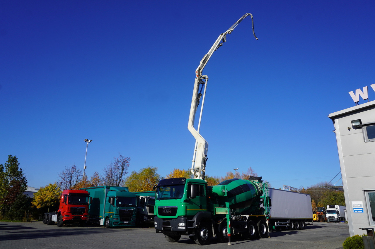 Bomba de hormigón MAN TGS 35.480 8x4 Concrete Mixer Pump truck / Putzmeister M24-3 / 1600 MTH!: foto 11 Bomba de hormigón MAN TGS 35.480 8x4 Concrete Mixer Pump truck / Putzmeister M24-3 / 1600 MTH!: foto 11
