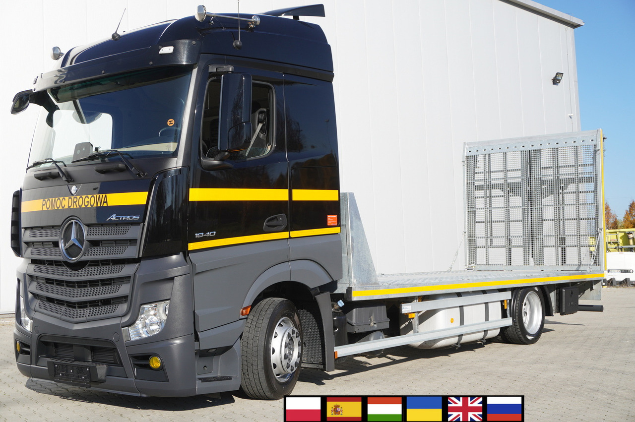 MERCEDES-BENZ Actros 1840 E6 4×2 / NEW Tow Truck platform 9.25 m / Lounge cabin - Portavehículos camión: foto 1 MERCEDES-BENZ Actros 1840 E6 4×2 / NEW Tow Truck platform 9.25 m / Lounge cabin - Portavehículos camión: foto 1