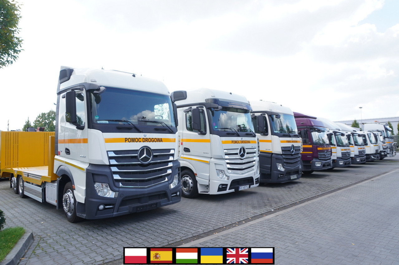 MERCEDES-BENZ Actros 1845 / NEW TOW TRUCK PLATFORM/ Sleeper cab / several units - Portavehículos camión: foto 1 MERCEDES-BENZ Actros 1845 / NEW TOW TRUCK PLATFORM/ Sleeper cab / several units - Portavehículos camión: foto 1
