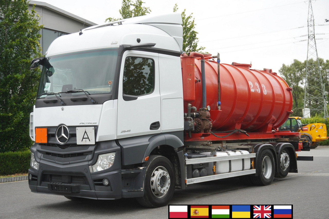 MERCEDES-BENZ Actros 2545 6 × 2 MP5 / NEW septic barrel 13000 L - Cisterna camión: foto 1 MERCEDES-BENZ Actros 2545 6 × 2 MP5 / NEW septic barrel 13000 L - Cisterna camión: foto 1