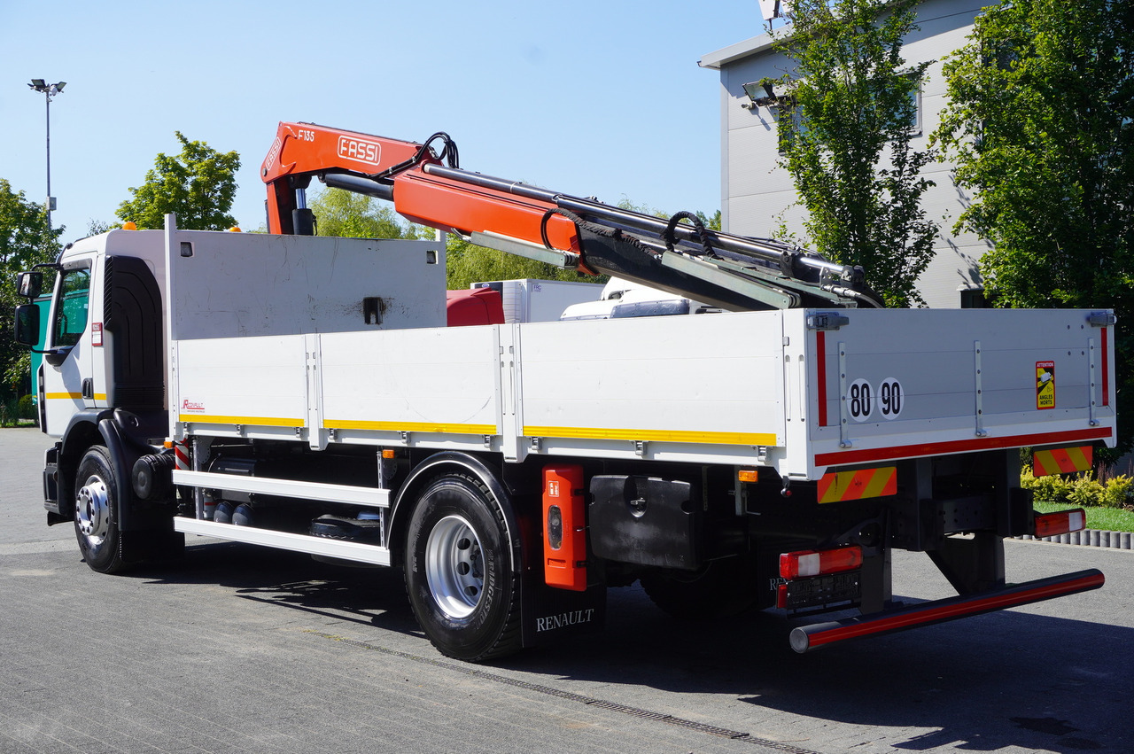 RENAULT C280 DTI 8 / FASSI crane 5.6 T / range 8 m / Flatbed 15 EPAL - Camión grúa: foto 2 RENAULT C280 DTI 8 / FASSI crane 5.6 T / range 8 m / Flatbed 15 EPAL - Camión grúa: foto 2