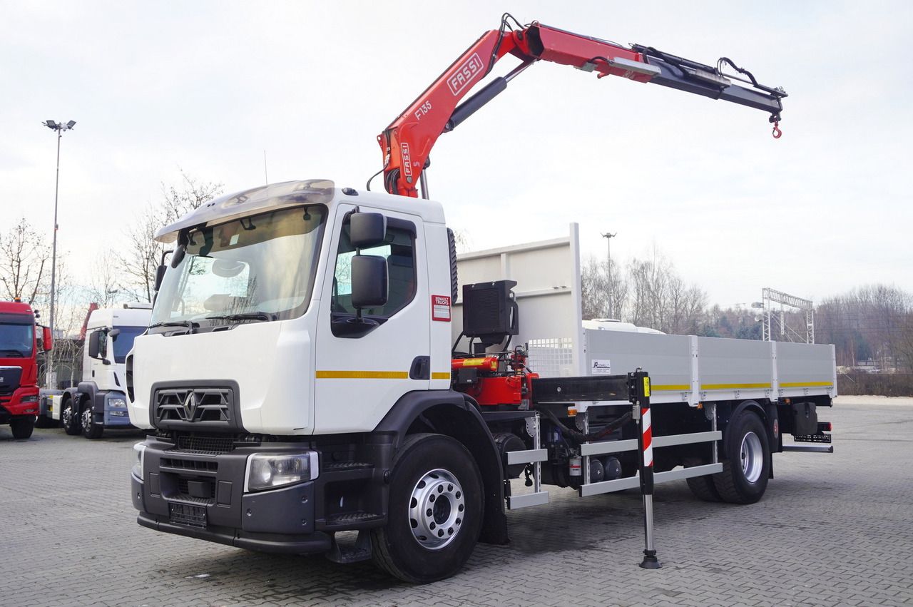 Camión grúa RENAULT C280 DTI 8 / FASSI crane F135A.22 / range 8 m / Flatbed 15 EPAL / 8 units: foto 13