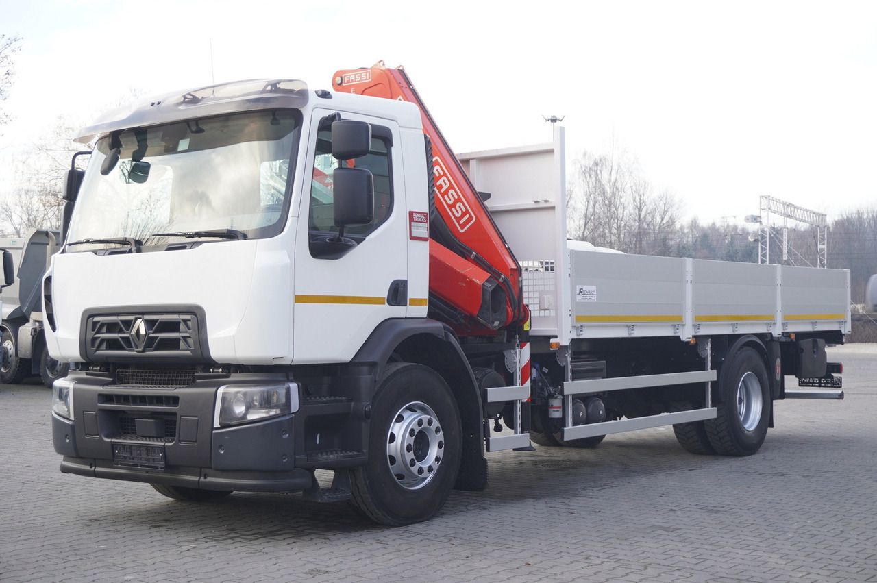 Camión grúa RENAULT C280 DTI 8 / FASSI crane F135A.22 / range 8 m / Flatbed 15 EPAL / 8 units: foto 12