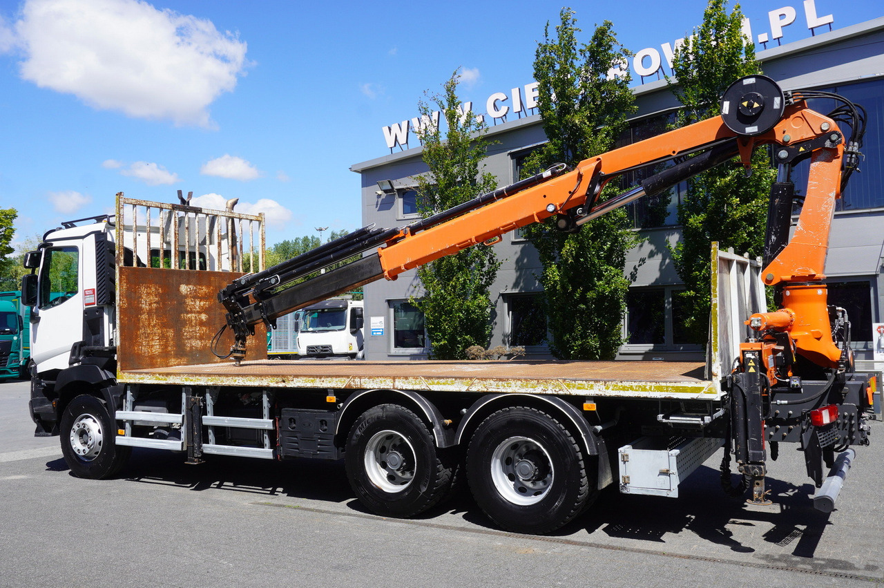 RENAULT C380 Comfort 6x4 / Atlas 6.1 T crane / range 12.3 m - Camión caja abierta, Camión grúa: foto 2 RENAULT C380 Comfort 6x4 / Atlas 6.1 T crane / range 12.3 m - Camión caja abierta, Camión grúa: foto 2