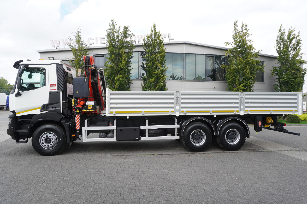 RENAULT K380 6×4 / FASSI F175 crane 7.85 t / 120 thousand km! / 2-sided tipper - Volquete camión, Camión grúa: foto 5 RENAULT K380 6×4 / FASSI F175 crane 7.85 t / 120 thousand km! / 2-sided tipper - Volquete camión, Camión grúa: foto 5