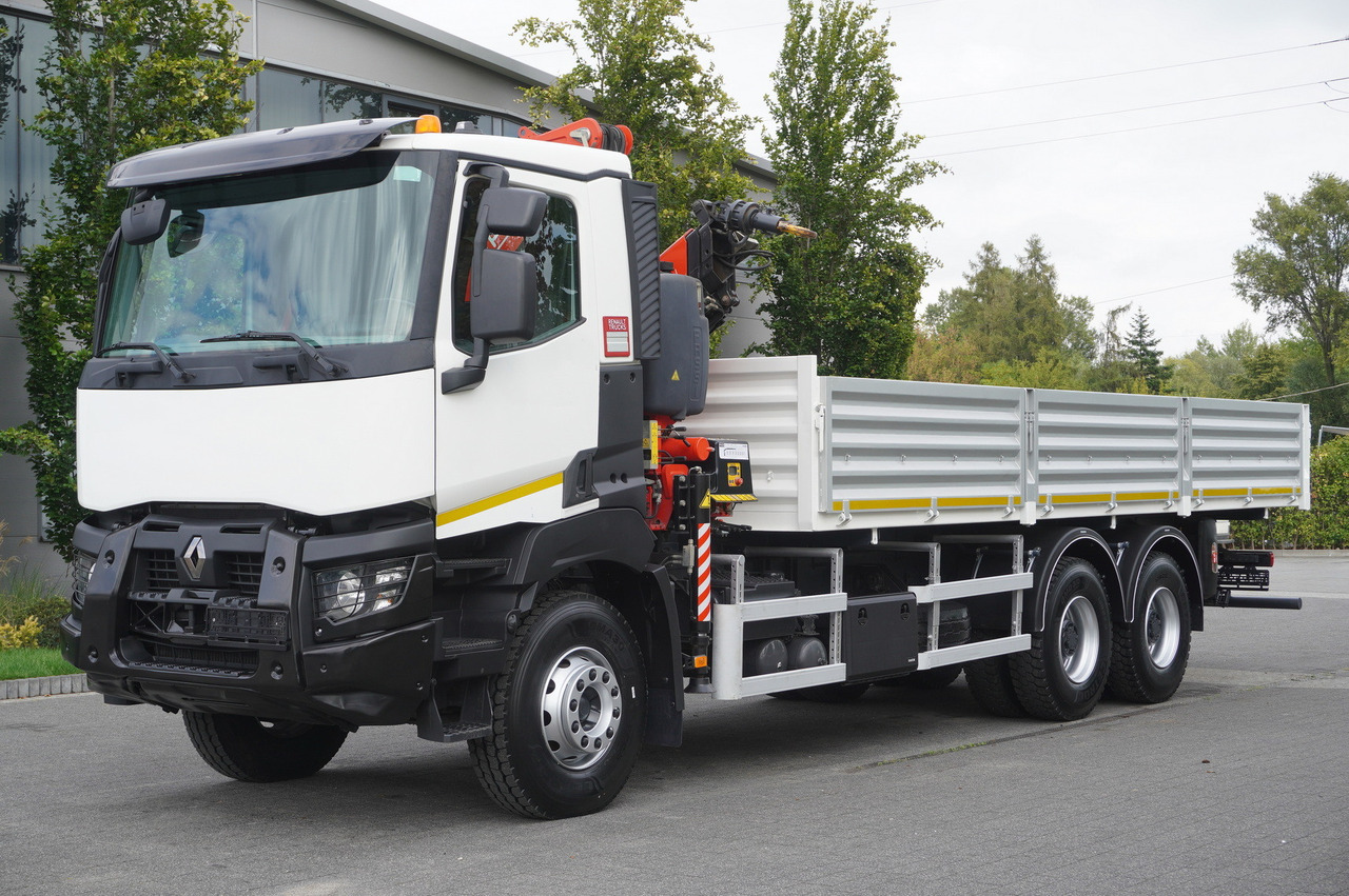 RENAULT K380 6×4 / FASSI F175 crane 7.85 t / 120 thousand km! / 2-sided tipper - Volquete camión, Camión grúa: foto 3 RENAULT K380 6×4 / FASSI F175 crane 7.85 t / 120 thousand km! / 2-sided tipper - Volquete camión, Camión grúa: foto 3