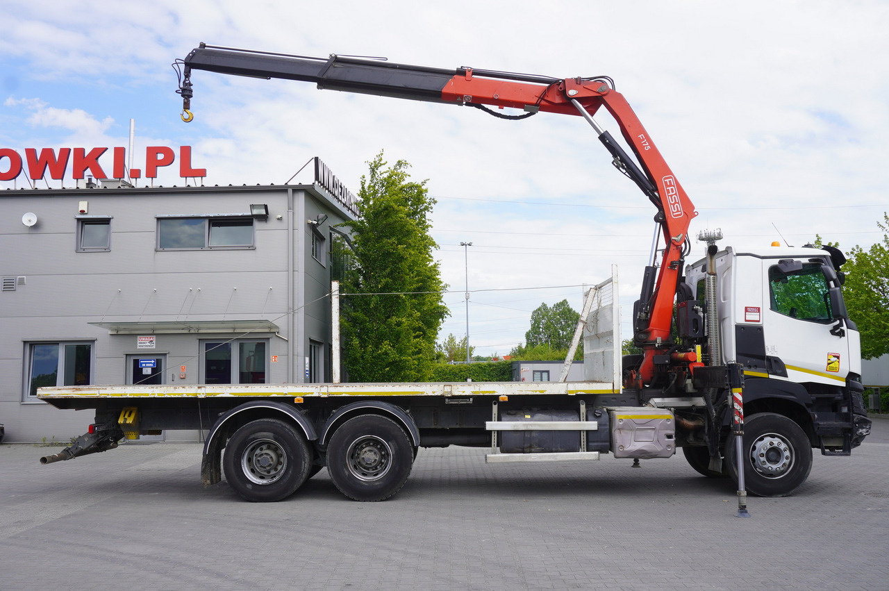 RENAULT K380 6x4 / FASSI F175 crane 7.85 t / 120 thousand km! - Camión caja abierta, Camión grúa: foto 5 RENAULT K380 6x4 / FASSI F175 crane 7.85 t / 120 thousand km! - Camión caja abierta, Camión grúa: foto 5