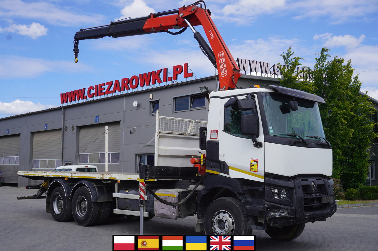 RENAULT K380 6x4 / FASSI F175 crane 7.85 t / 120 thousand km! - Camión grúa: foto 3 RENAULT K380 6x4 / FASSI F175 crane 7.85 t / 120 thousand km! - Camión grúa: foto 3