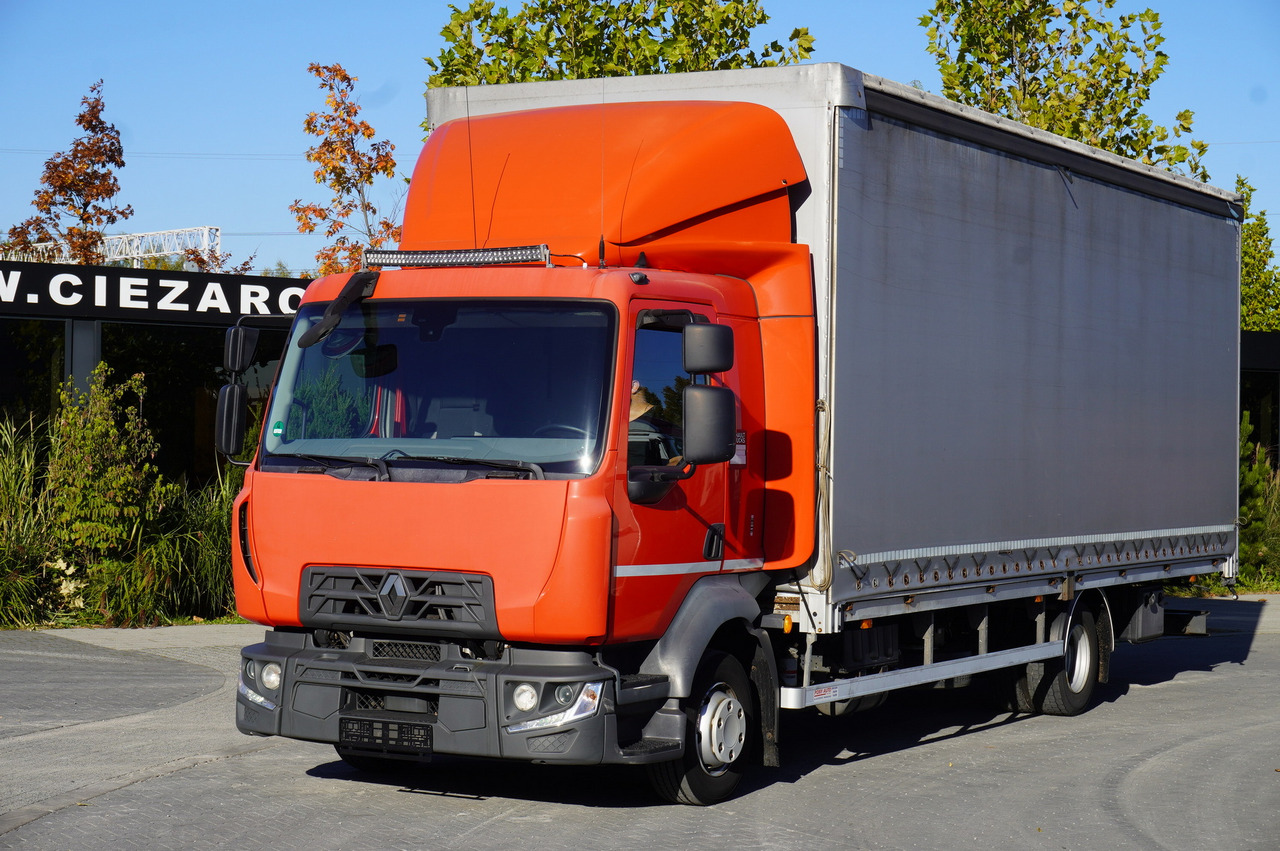 RENAULT Midlum 12.245 / dropside / sleeper / 18 pallets - Camión lona: foto 1 RENAULT Midlum 12.245 / dropside / sleeper / 18 pallets - Camión lona: foto 1