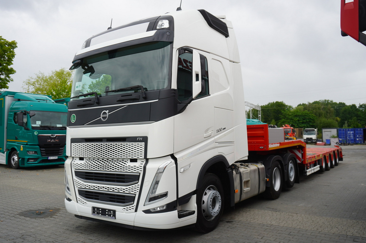 VOLVO FH 500 6 × 2 Globetrotter XL / 2023 / 114 thousand km / Brand-new low-loader Kässbohrer LB3E semi-trailer - Portavehículos camión: foto 5 VOLVO FH 500 6 × 2 Globetrotter XL / 2023 / 114 thousand km / Brand-new low-loader Kässbohrer LB3E semi-trailer - Portavehículos camión: foto 5