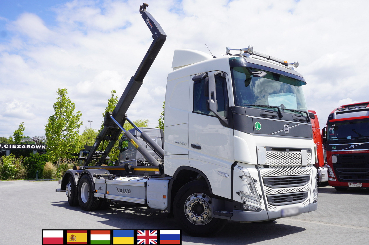 VOLVO FH 500 / VDL hooklift 21 tons / 2022 / steering 3d axle / 2 units - Multibasculante camión: foto 1 VOLVO FH 500 / VDL hooklift 21 tons / 2022 / steering 3d axle / 2 units - Multibasculante camión: foto 1