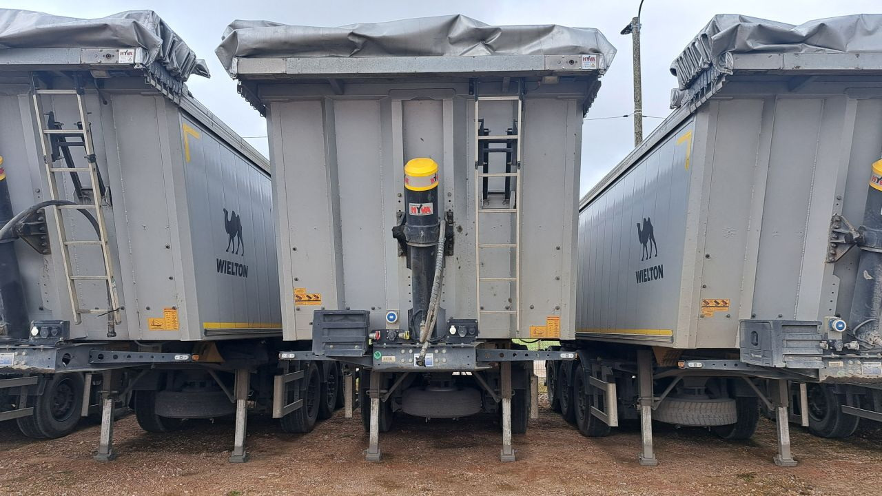 WIELTON NW-3 / weight 6.2 t / capacity 38m3 / Electrically folded roof / Teflon / 20 units, 2022 - Volquete semirremolque: foto 2 WIELTON NW-3 / weight 6.2 t / capacity 38m3 / Electrically folded roof / Teflon / 20 units, 2022 - Volquete semirremolque: foto 2