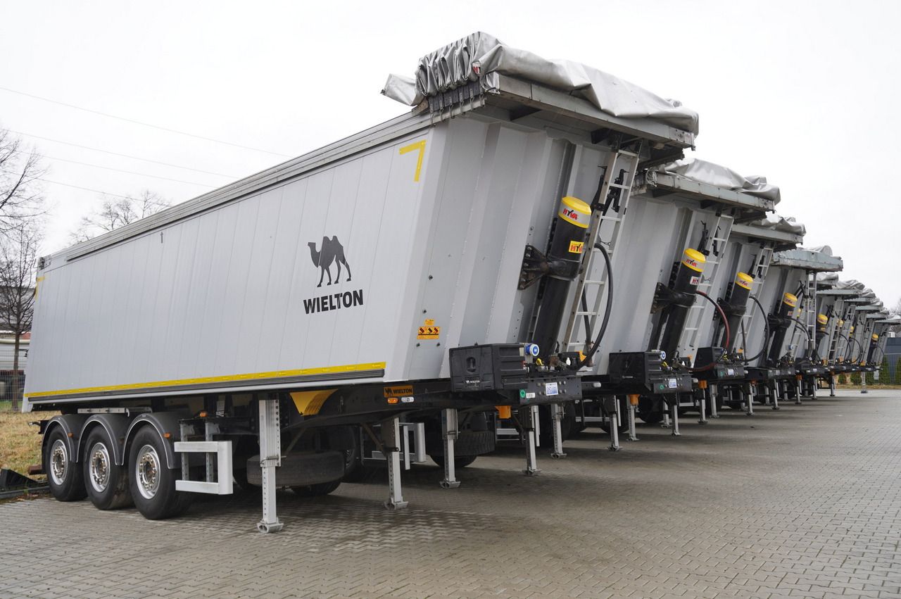 WIELTON NW-3 / weight 6.2 t / capacity 38m3 / Electrically folded roof / Teflon / 30 units, 2022 - Volquete semirremolque: foto 2 WIELTON NW-3 / weight 6.2 t / capacity 38m3 / Electrically folded roof / Teflon / 30 units, 2022 - Volquete semirremolque: foto 2