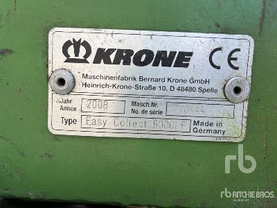 KRONE EASY COLLECT 60 (Inoperable) - Cabezal de grano: foto 5 KRONE EASY COLLECT 60 (Inoperable) - Cabezal de grano: foto 5