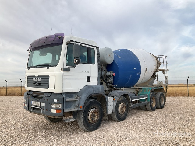 2007 MAN TGA35.360 8x4 Twin-Steer Mixer Truck - Camión hormigonera: foto 2 2007 MAN TGA35.360 8x4 Twin-Steer Mixer Truck - Camión hormigonera: foto 2