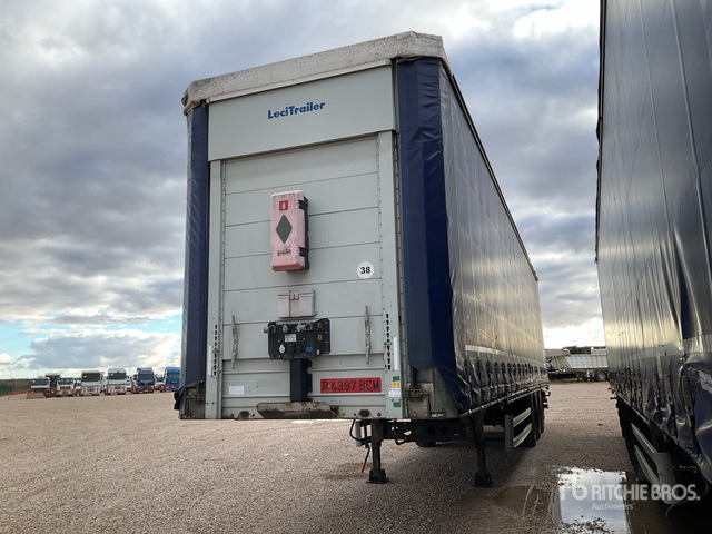2012 Lecitrailer 3E20 Tri/A Curtain Side Trailer - Remolque con toldo: foto 1 2012 Lecitrailer 3E20 Tri/A Curtain Side Trailer - Remolque con toldo: foto 1