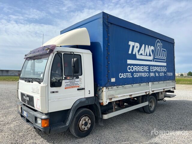 1999 MAN 8.163 4x2 Curtain Side Truck - Camión lona: foto 1 1999 MAN 8.163 4x2 Curtain Side Truck - Camión lona: foto 1