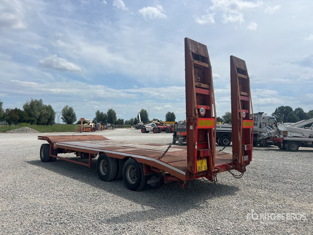 2002 DE Angelis 3R3201 8.45 m Tri/A Flatbed Trailer - Góndola rebajadas remolque: foto 3 2002 DE Angelis 3R3201 8.45 m Tri/A Flatbed Trailer - Góndola rebajadas remolque: foto 3