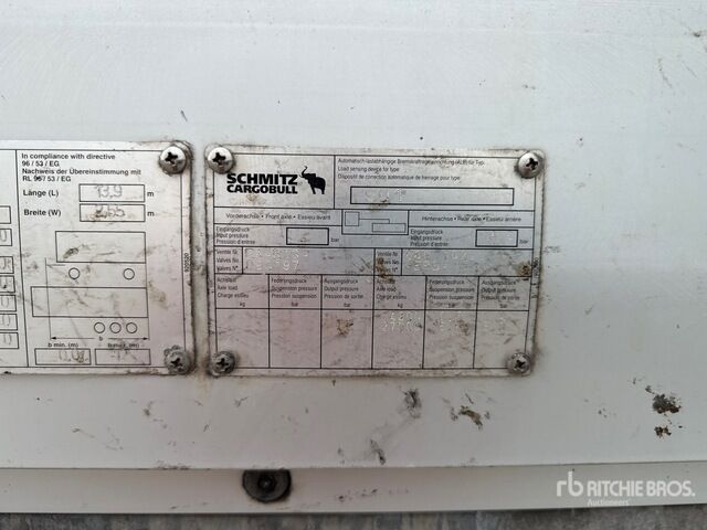 2007 Schmitz Cargobull S01 Tri/A Curtain Side Trailer - Remolque con toldo: foto 5 2007 Schmitz Cargobull S01 Tri/A Curtain Side Trailer - Remolque con toldo: foto 5