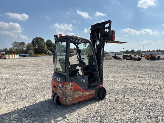 2017 Toyota 8FBET15 1500 kg Electric Forklift - Carretilla elevadora eléctrica: foto 4 2017 Toyota 8FBET15 1500 kg Electric Forklift - Carretilla elevadora eléctrica: foto 4