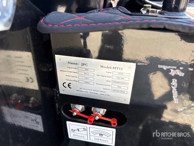 2025 JPC HT12 (Unused) Mini Excavator: <6.6t - Miniexcavadora: foto 5 2025 JPC HT12 (Unused) Mini Excavator: <6.6t - Miniexcavadora: foto 5