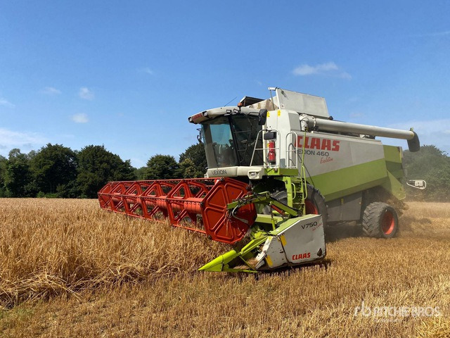 2003 Claas Lexion 460 Evolution Caterpillar C9 engine, with hea ... Combine Harvester - Cosechadora de granos: foto 2 2003 Claas Lexion 460 Evolution Caterpillar C9 engine, with hea ... Combine Harvester - Cosechadora de granos: foto 2
