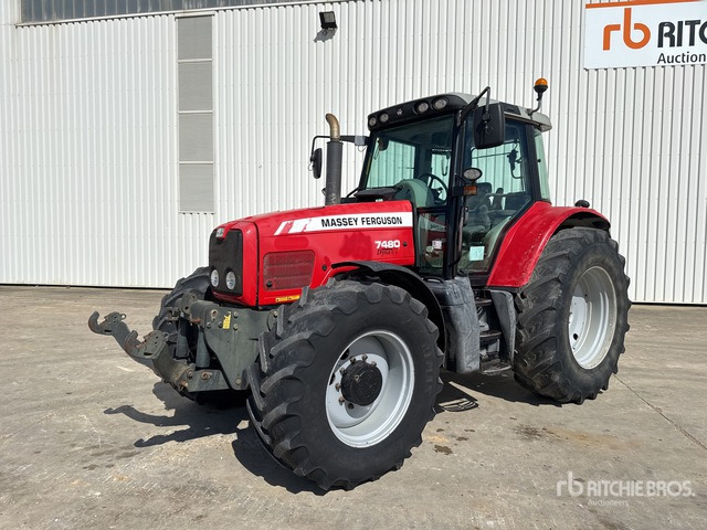 2005 Massey Ferguson 7480 Dyna-VT 4x4 Tracteur Agricole 4WD Tractor - Tractor: foto 1 2005 Massey Ferguson 7480 Dyna-VT 4x4 Tracteur Agricole 4WD Tractor - Tractor: foto 1