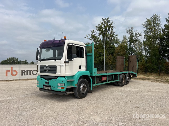 2006 MAN TGA 26.390 6x2-2BL Camion Plateau Flatbed Truck - Portavehículos camión: foto 1 2006 MAN TGA 26.390 6x2-2BL Camion Plateau Flatbed Truck - Portavehículos camión: foto 1