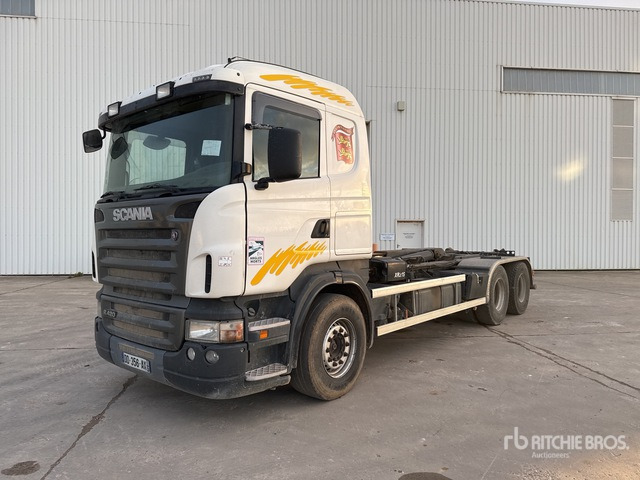 2007 Scania R420 6x2 Roll-Off Truck - Multibasculante camión: foto 1 2007 Scania R420 6x2 Roll-Off Truck - Multibasculante camión: foto 1