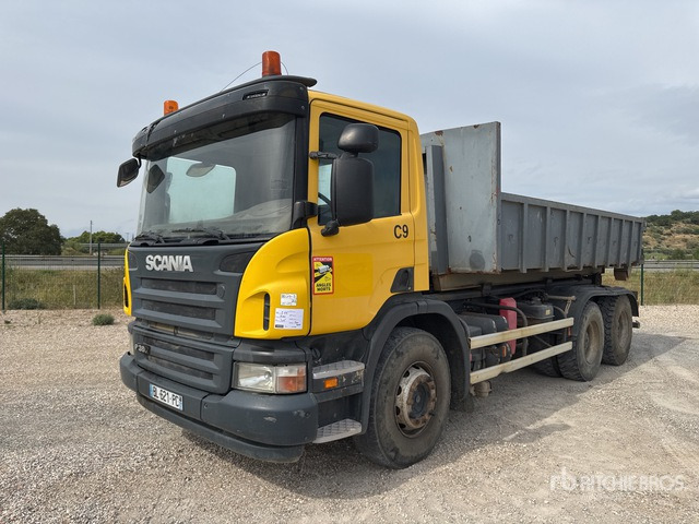 2008 Scania P380 6x4 Camion Amplirol 6x4 Roll-Off Truck - Multibasculante camión: foto 1 2008 Scania P380 6x4 Camion Amplirol 6x4 Roll-Off Truck - Multibasculante camión: foto 1