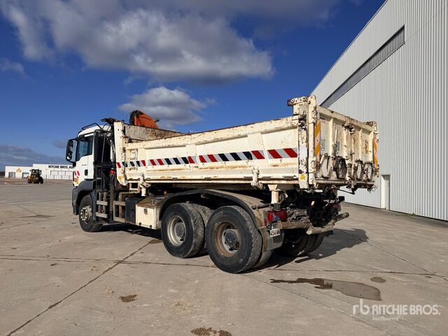 2009 MAN TGS33.440 2009 Palfinger PK15500 6100 kg ... Dump Truck with Crane - Volquete camión: foto 3 2009 MAN TGS33.440 2009 Palfinger PK15500 6100 kg ... Dump Truck with Crane - Volquete camión: foto 3