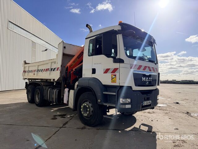 2009 MAN TGS33.440 2009 Palfinger PK15500 6100 kg ... Dump Truck with Crane - Volquete camión: foto 5 2009 MAN TGS33.440 2009 Palfinger PK15500 6100 kg ... Dump Truck with Crane - Volquete camión: foto 5