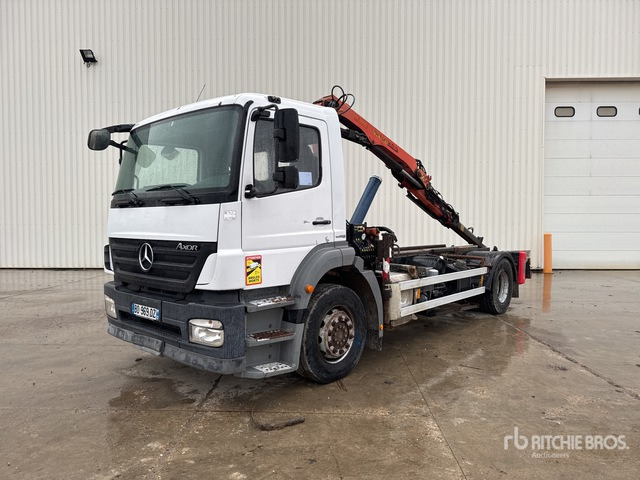 2010 Mercedes-Benz Axor 1829 2010 Palfinger Pk6500 on 4x2 Ch ... Dump Truck with Crane - Volquete camión: foto 1 2010 Mercedes-Benz Axor 1829 2010 Palfinger Pk6500 on 4x2 Ch ... Dump Truck with Crane - Volquete camión: foto 1