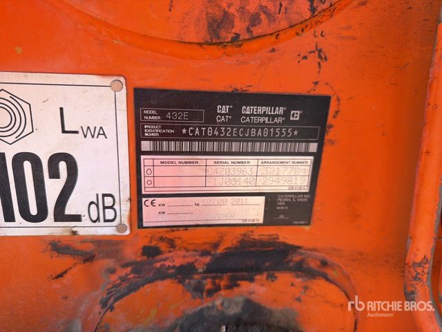 2011 Caterpillar 432E2 4x4 Chargeuse Pelleteuse Backhoe Loader - Retroexcavadora: foto 5 2011 Caterpillar 432E2 4x4 Chargeuse Pelleteuse Backhoe Loader - Retroexcavadora: foto 5