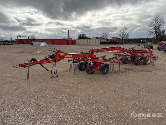 2012 Kuhn GA6632 6.3 m Semi-Mount 2 Rotor Andaineur Hay Rake - Henificadora: foto 1 2012 Kuhn GA6632 6.3 m Semi-Mount 2 Rotor Andaineur Hay Rake - Henificadora: foto 1