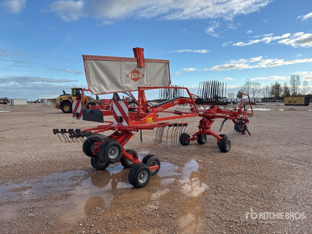 2012 Kuhn GA6632 6.6 m Semi-Mount 2 Rotor Andaineur Hay Rake - Henificadora: foto 3 2012 Kuhn GA6632 6.6 m Semi-Mount 2 Rotor Andaineur Hay Rake - Henificadora: foto 3