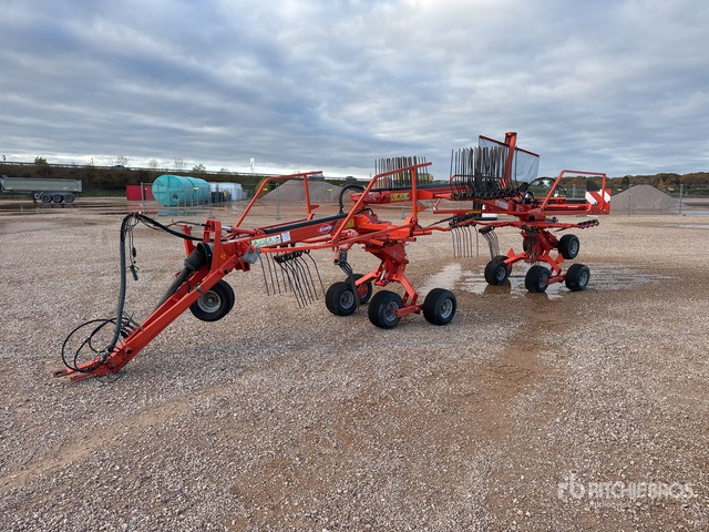 2012 Kuhn GA6632 6.6 m Semi-Mount 2 Rotor Andaineur Hay Rake - Henificadora: foto 1 2012 Kuhn GA6632 6.6 m Semi-Mount 2 Rotor Andaineur Hay Rake - Henificadora: foto 1