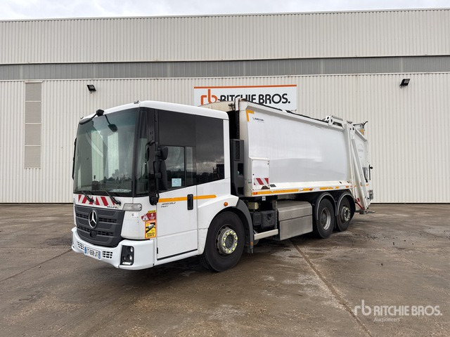 2018 Mercedes-Benz Econic 2630 NGT 6x2 Camion Benne A Ordures Mena ... Waste Collection Truck - Camión de basura: foto 1 2018 Mercedes-Benz Econic 2630 NGT 6x2 Camion Benne A Ordures Mena ... Waste Collection Truck - Camión de basura: foto 1