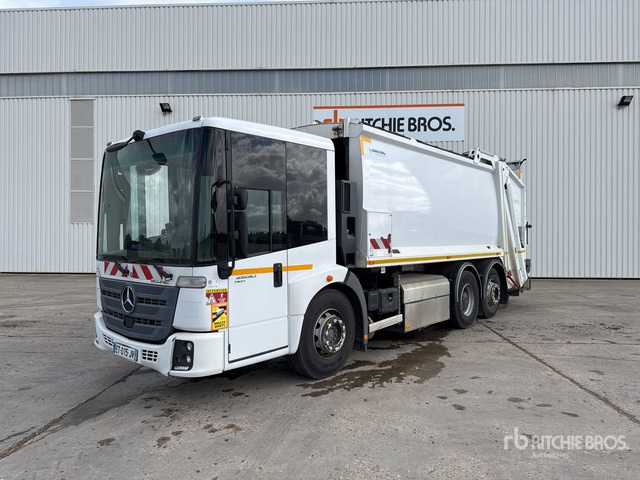 2018 Mercedes-Benz Econic 2630 NGT 6x2 Camion Benne A Ordures Mena ... Waste Collection Truck - Camión de basura: foto 1 2018 Mercedes-Benz Econic 2630 NGT 6x2 Camion Benne A Ordures Mena ... Waste Collection Truck - Camión de basura: foto 1