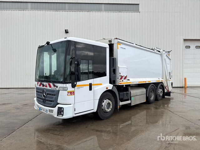 2018 Mercedes-Benz Econic 2630 NGT 6x2 Camion Benne A Ordures Mena ... Waste Collection Truck - Camión de basura: foto 1 2018 Mercedes-Benz Econic 2630 NGT 6x2 Camion Benne A Ordures Mena ... Waste Collection Truck - Camión de basura: foto 1