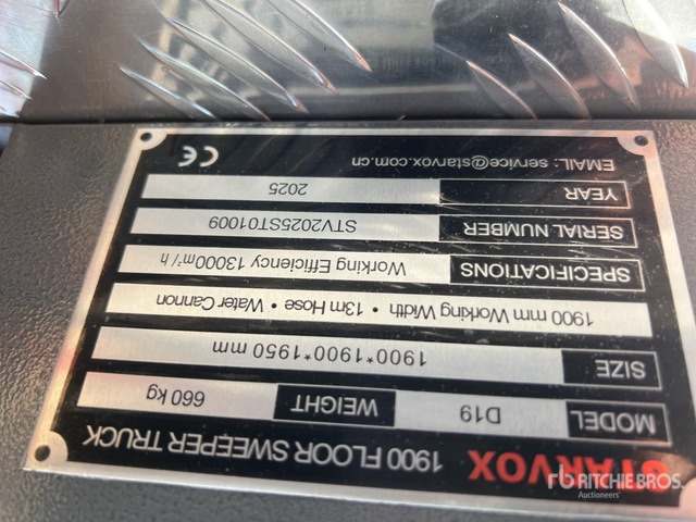 2025 STARVOX D19 Mini-Balayeuse (Non Utilise) En ... Sweeper Truck - Barredora vial: foto 2 2025 STARVOX D19 Mini-Balayeuse (Non Utilise) En ... Sweeper Truck - Barredora vial: foto 2